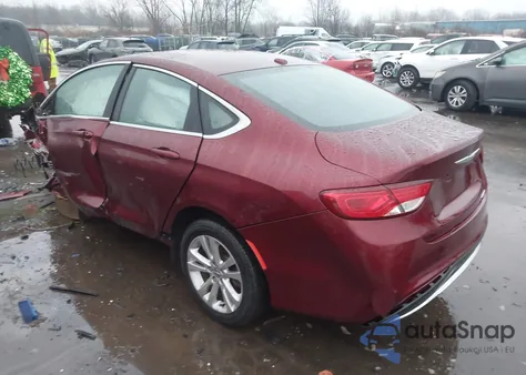 2015 Chrysler 200 Limited z USA, uszkodzony, nr VIN 1C3CCCAB1FN533321